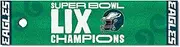 FANMATS 46240 2024-25 Super Bowl LIX Champions - Philadelphia Eagles Putting Green Mat | Green | 18"x72" | Super Bowl LIX Champions Logo