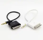 30pin Male to Audio 3.5mm Dock Adapter Cable Car AUX Jack For iPhone iPad iPod