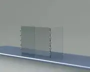 Full 3 Sided SNEEZE GUARD Student School Desk SHIELD Divider Partition