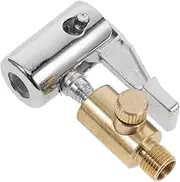 HOMOBABE Tire Inflator Adapter Air Chuck Connector Quick Connect Nozzle for Air Pumps Chuck Fitting for Car Truck Rv