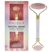Crystal Wand Rose Quartz Facial Roller by Pacifica for Women - 1 Pc Roller