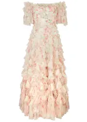 Needle & Thread Summer Posy Lana Ruffled Tulle Gown - Multicoloured - 12 (UK16 / XL) 12 (UK16 / XL)