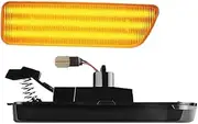 Turn Signal Light For VW For Golf 4 For Jetta MK4 1999-2005 Blinker Lens Left Right Car Front LED Side Marker Light Turn Signal Lamp Indicator Turn Signal(Amber b)