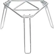 NUZAMAS Foldable Triangle Kettle Stand Furnace Bracket Gas Stove Heat Resistance Collapsible Burner Stove Stand Grill Cooking Pot Campfire Stand for Camping Cooking