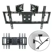 32"-65" Heavy Duty Wall Corner TV Mount Articulating Premium Swing Arm Bracket