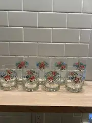 Corelle Symphony Floral Vintage Tumblers Set Of 8 Old Fashion Juice