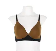 Spanx L124217 Nudist Bra Black Naked Wireless Unlined Size 32D