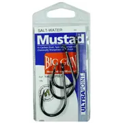 Mustad Big Gun Pre Pack Chemically Sharpened Fishing Hook Sizes 4 to 12/0