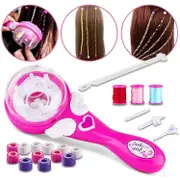 Hair Braider Automatic Electric Hair Braiding Machine Hair Styling Tool Toy Set for Teen Girls-25*9 cm-pink-1 item-DIY