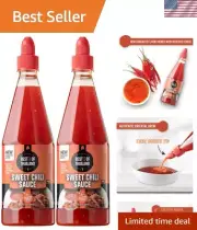 Sweet Chili Sauce | 2 Bottles of 23.65oz Real Authentic Asian-Brewed Thai Mar...