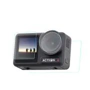 For DJI OSMO ACTION 4 Camera Screen Protector Lens HD Tempered Glass Film Set