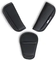 3PCS Shoulder Strap Covers for Stroller Baby Stroller Shoulder Pads Baby Car Seat Strap Covers Front Crotch Pad Covers Car Seats Accessories for Boy and Girl