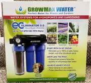 GrowMax Water EC Eliminator 0.0 RO DI System Hydroponics Gardening New Sealed