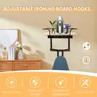 Iron Holder Wall Mounted Ironing Board Wall Hanger Adjustable Iron Board Lii*