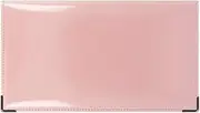 [COLOR POP] Cheque Book Case – French Made – Cheque Book/Credit Card/Miscellaneous Papers, Old Rose, 10,4 x 18,7 x 0,8 cm, 2 Shutters, Old Rose, 10,4 x 18,7 x 0,8 cm, 2 Shutters