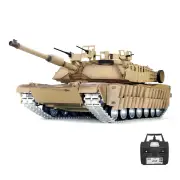Tongde Model M1212 American MIA2 SEP TUSK II ABRAMS 1/16 2.4G RC Tank Loud Speaker Battle Shooting RC Car Vehicle Models