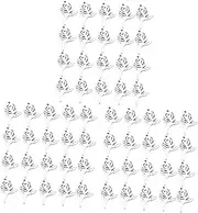 COHEALI 3sets DIY Pendant Charm Set Jewelry Alloy Hollow Pendants for Necklace Bracelet Dangle () 20pcs*3