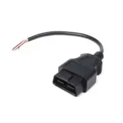 ST For ELM327 Extension Adapter OBD Open Cable OBD2 16Pin Male Plug Connector