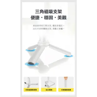 [贈掛繩] Benks 手持變形電風扇 F12桌面風扇 支架 手機支架 支架型風扇 追劇神器 攜帶型 風扇