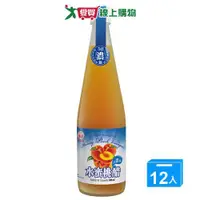 在飛比找蝦皮商城優惠-崇德發水蜜桃醋500mlx12入/箱【愛買】