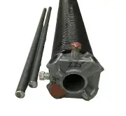 225 x 2" x 24" Torsion Spring Right Garage Door 2 Winding Bar Tool Overhead .225