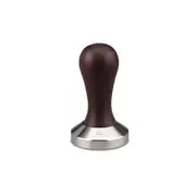 Coffee Culture Espresso Ebony Wood/Stainless Steel Tamper Flat Base 53mm