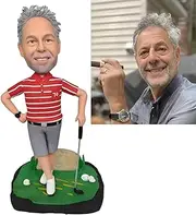 Golf Handmade Full Body Bobblehead Customization, Personalized Sculpture Gift, Polymer Clay, Unique Bobble Head Doll
