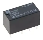 Subminiature 12V Changeover Relay 2A DPDT