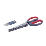 Stainless Steel Scissors Herb Shears Cleaning Comb