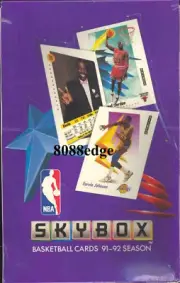 1991-92 SKYBOX SERIES 1 FACTORY SEALED BOX:MICHAEL JORDAN/LARRY BIRD/MAGIC/EWING