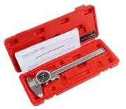 Accusize Industrial Tools 0-6" x 0.001" (Range x Resolution) Dial Caliper, Bl...