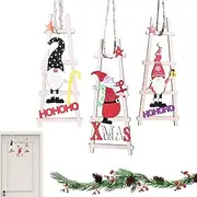 Family Christmas Tree Keepsake | Christmas Branch Ladder Photo Display,Staircase Pendant Wooden Ornaments for Christmas Tree Decorations