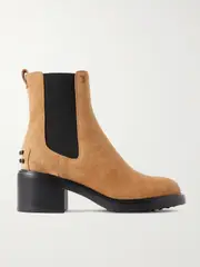 [Tod's] Tod's - Gomma T60 Suede Chelsea Boots - Tan - IT42 IT 42 Brown
