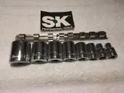 S-K 8PC 1/2" DRIVE SOCKET SET MM