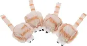 TOYANDONA 4pcs Realistic Plush Mouse for Cats Durable Chewing Play Mice Interactive Indoor Cat Supplies for Playtime and Hunting Instincts Lightweight and Versatile