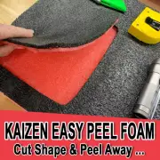 2 Pack of Kaizen Tool Organizer Foam of 1Mx0.67Mx 30mm Easy Peel Sheet each