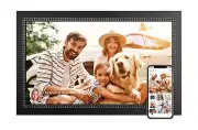 ryesug Digital Picture Frame 15.6 Inch WiFi Smart Digital Photo Frame 32GB Me...
