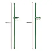 Support Stake Plant Stakes 16in/40cm 18in/45cm Adjustable Green Flowers