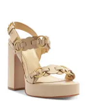 Schutz Women's Selina Platform Leather Platform Sandals