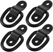 MAGICLULU 4Pcs Heavy Duty D Ring Tie Down Anchors Reusable Cargo Bracket Hooks for Trucks Trailers Boats Durable Lashing Rings with Screws for
