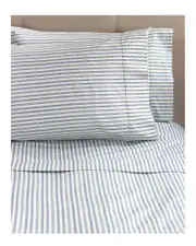 Melange Home 400 Thread Count Bamboo Stripe Sheet Set
