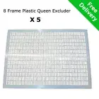 5 x 8 Frame Plastic Queen Bee Excluder - Beekeeping Box Beehive Worker Hive