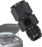 Oil Pressure Gauge Fitting - Oil Filter Pressure Sensor Connector,with 1/8NPT Meter Port Hose Fittings 4/6/8/10/12AN External to Internal Thread for Auto