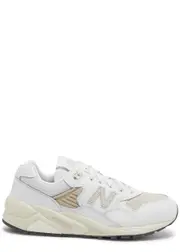 New Balance 580 Panelled Leather Sneakers - White - 7 (IT39.5 / UK6.5), new Balance Trainers, Mesh - 7 (IT39.5 / UK6.5) 7 (IT39.5 / UK6.5)