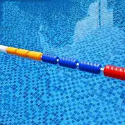 3.3ft-82ft Pool Safety Divider Lane Line, Pool Lane Safety Divider Rope, Safety Floating Line for Dividing Shallow Swimming Competition Lanes Pool(Steel Wire,18m/59ft)