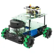 Yahboom ROSMASTER X3 ROS2 Robot Smart Car with Mecanum Wheel Electronic Learning Kit for Raspberry Pi 5 Autonomous Drivi
