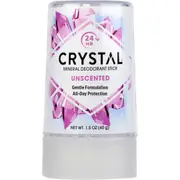 Crystal Deodorant Stick Unscented 40g (Pack of 2)