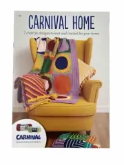Carnival Home Throws Blankets Afghans in 8 Ply Knit Crochet Patterns