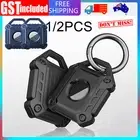1/2PCS For Apple AirTag Protective Case TPU Cover Air Tag Tracker Loop Holder AU