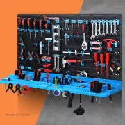 Wall Mounted Tool Storage Bin Rack Tools Organiser With Ultra Durable Peg Boards